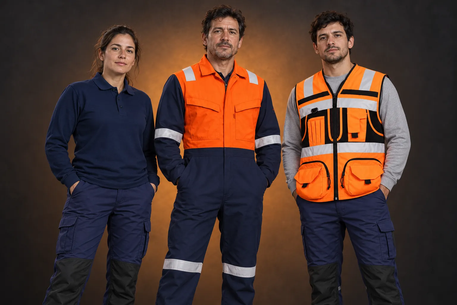 Trabajadores con ropa de trabajo Creaciones Konny en Antofagasta